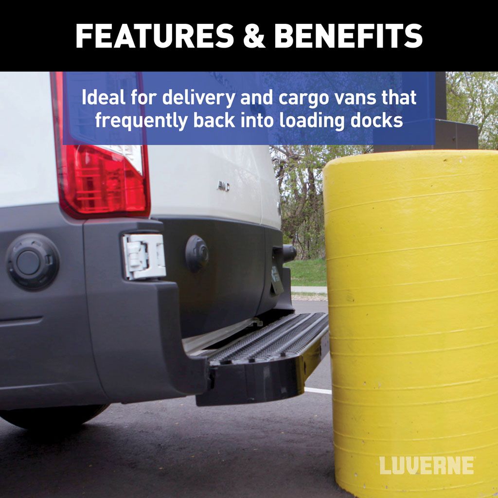 Luverne Shock-Absorbing Rear Bumper Step for Ford Transit