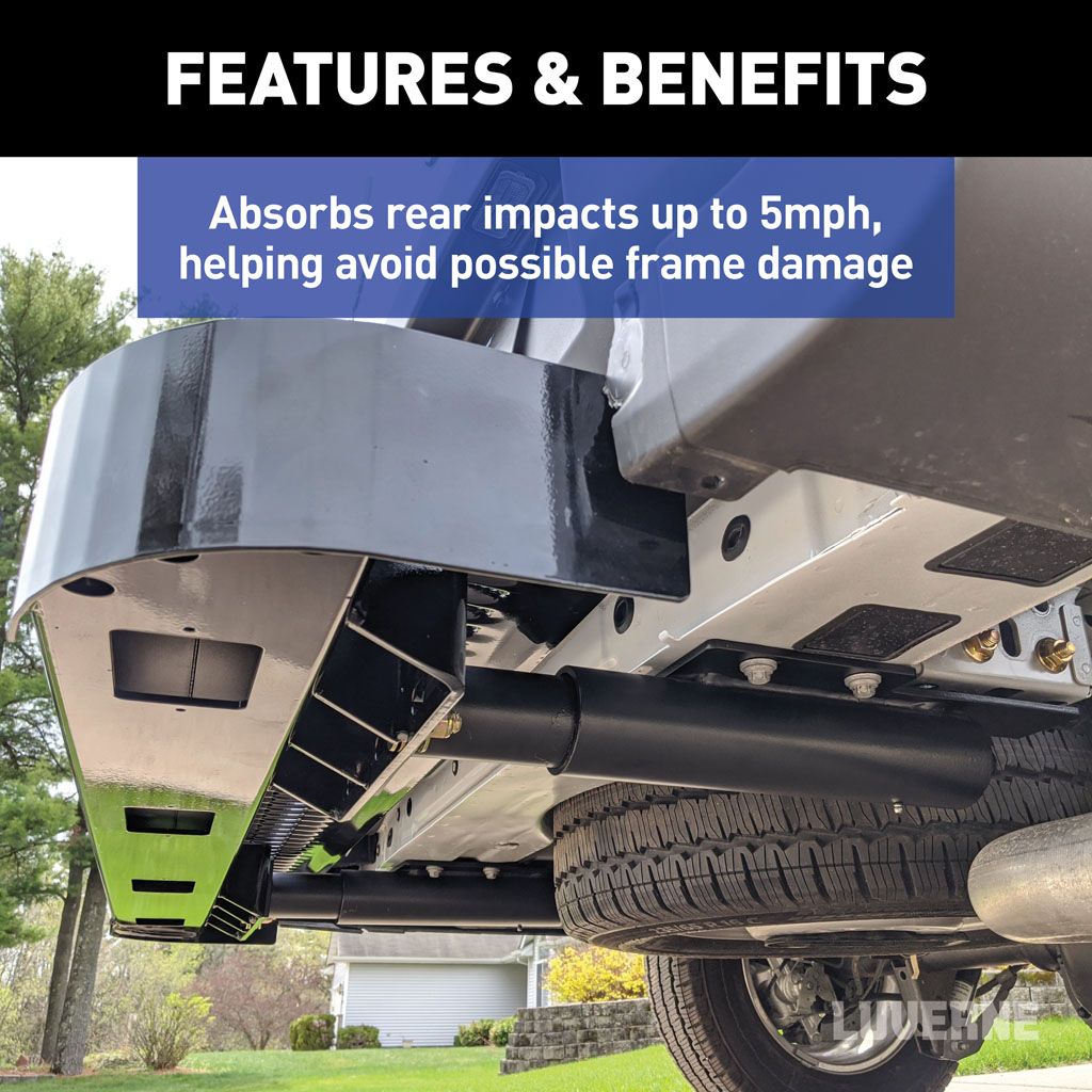 Luverne Shock-Absorbing Rear Bumper Step for Ford Transit - 415358