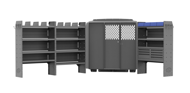 General Service Shelving Package for RAM ProMaster - 118-in & 136-in WB - Std Roof