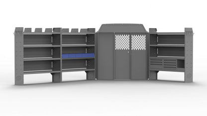 General Service Shelving Package for Mercedes Sprinter - 144-in WB - Std Roof