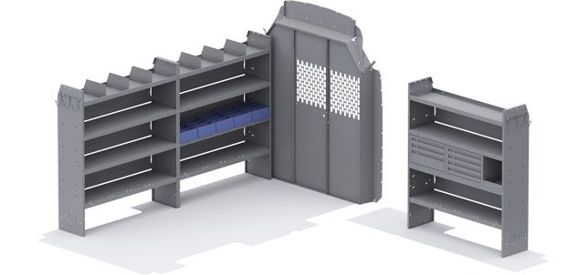 General Service Shelving Package for Ford Transit - 148-in WB - High Roof