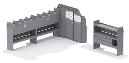 General Service Shelving Package for Ford Transit - 148-in WB - Low Roof