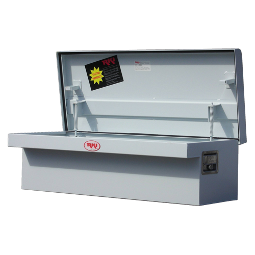 RKI 43-in Side Mount Truck Tool Box S-Series Single Lid Low Profile Wide - Steel - 43SLPW