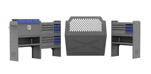 Plumbing Shelving Package for RAM ProMaster City