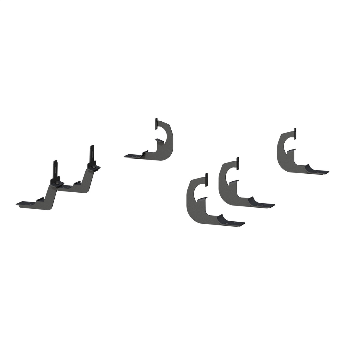 ARIES Mounting Brackets for 6-in Oval Side Bars for Chevrolet/GMC Silverado/Sierra 2500 HD, Silverado/Sierra 3500 HD Crew Cab/Double Cab (2007-2019) - 4407