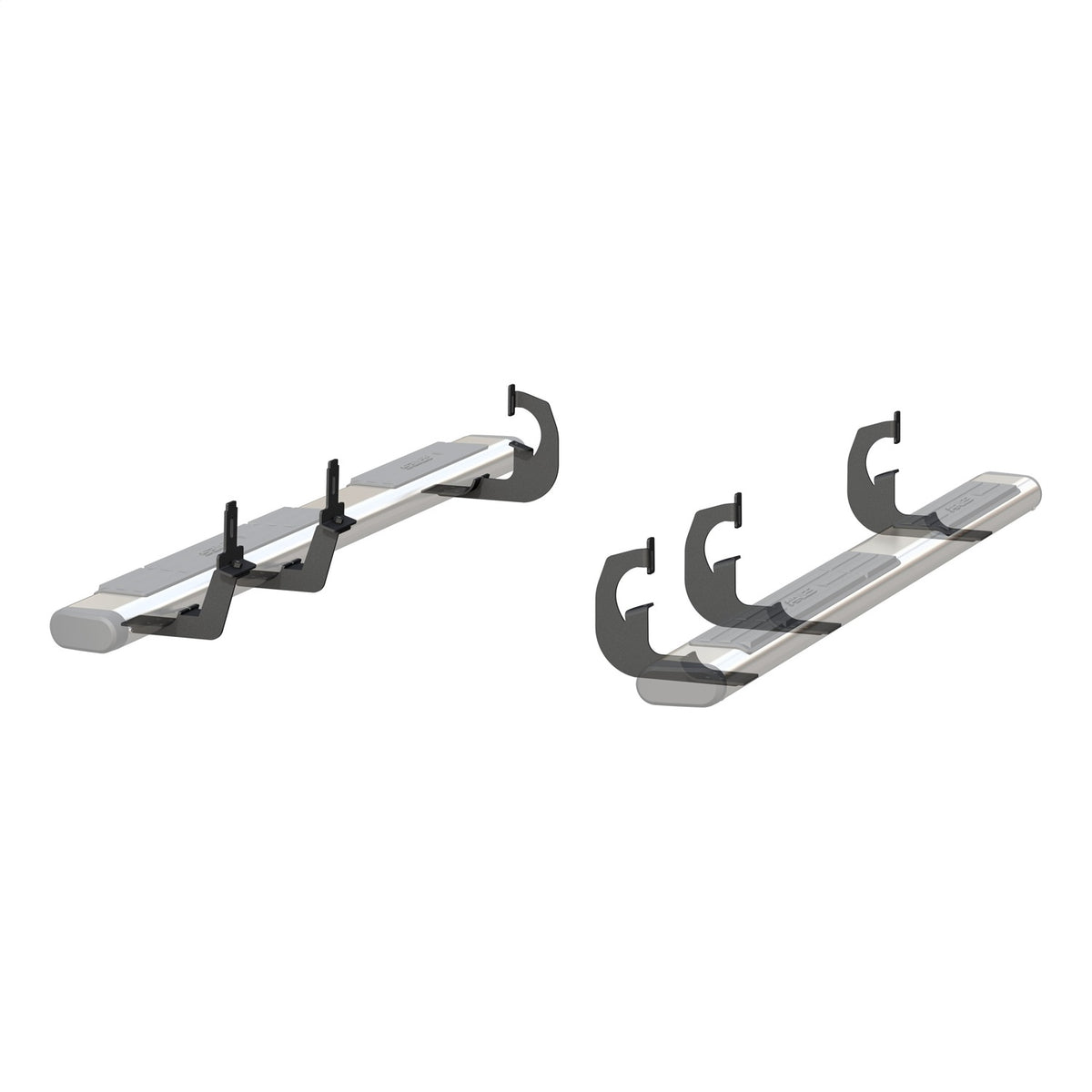 ARIES Mounting Brackets for 6-in Oval Side Bars for Chevrolet/GMC Silverado/Sierra 2500 HD, Silverado/Sierra 3500 HD Crew Cab/Double Cab (2007-2019) - 4407