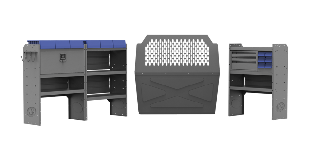 Electrical Contractor Shelving Package for Ford Transit Connect