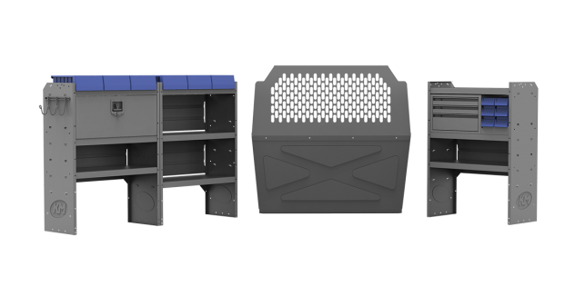 Electrical Contractor Shelving Package for RAM ProMaster City