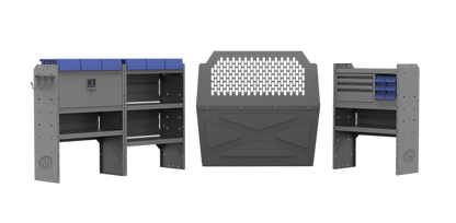 Electrical Contractor Shelving Package for RAM ProMaster City