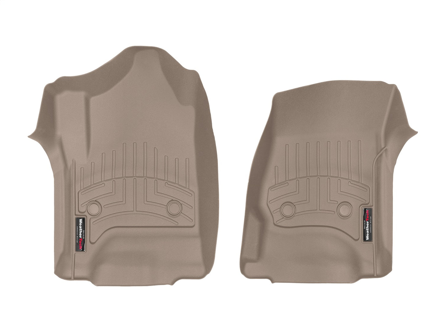 WeatherTech DigitalFit FloorLiner for Chevrolet/GMC Silverado/Sierra (2014-2020) DOUBLE/CREW CAB - Front