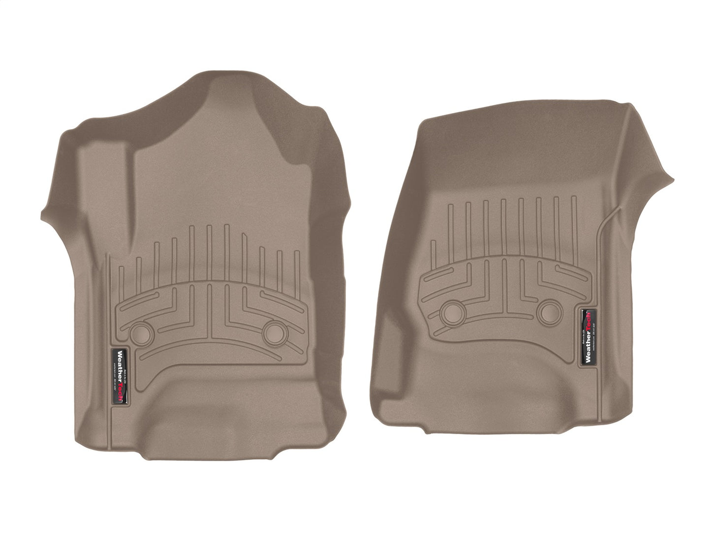 WeatherTech DigitalFit FloorLiner for Chevrolet/GMC Silverado/Sierra (2014-2020) DOUBLE/CREW CAB - Front