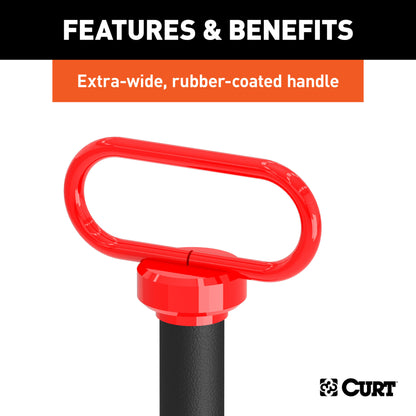 CURT 1" Clevis Pin with Handle and Clip - 45803