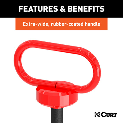 CURT 1/2" Clevis Pin with Handle and Clip - 45805