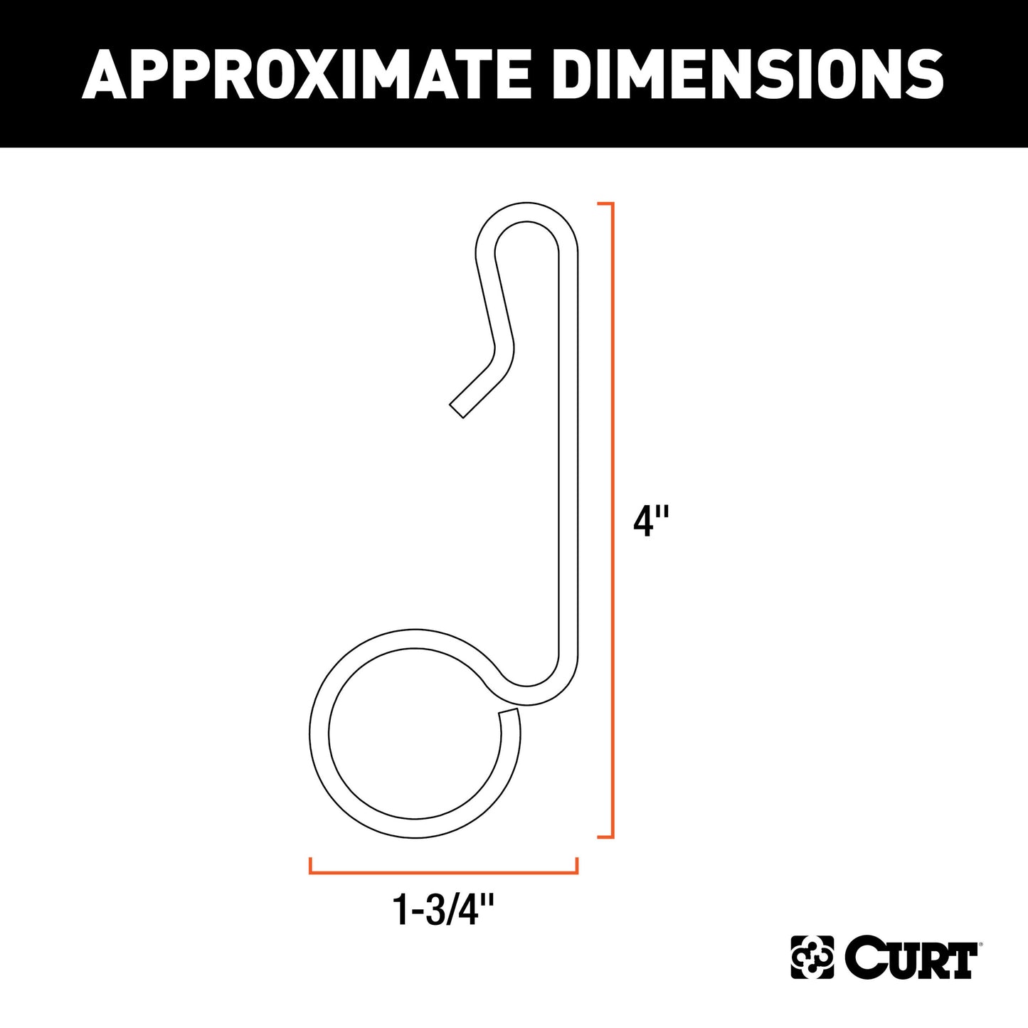 CURT Replacement Rebellion XD Accessory Mount Clip - 45960