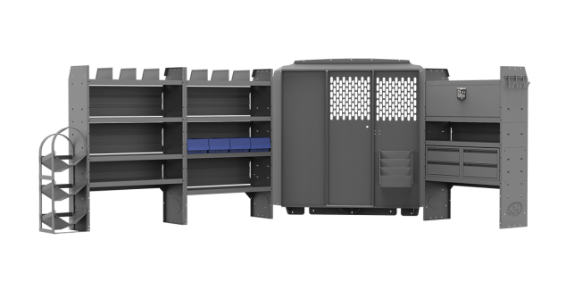 HVAC Shelving Package for RAM ProMaster - 136-in WB