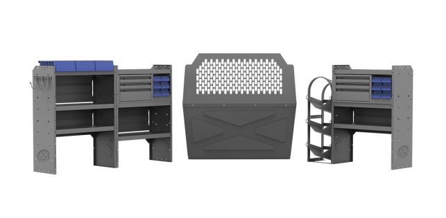 HVAC Shelving Package for RAM ProMaster City