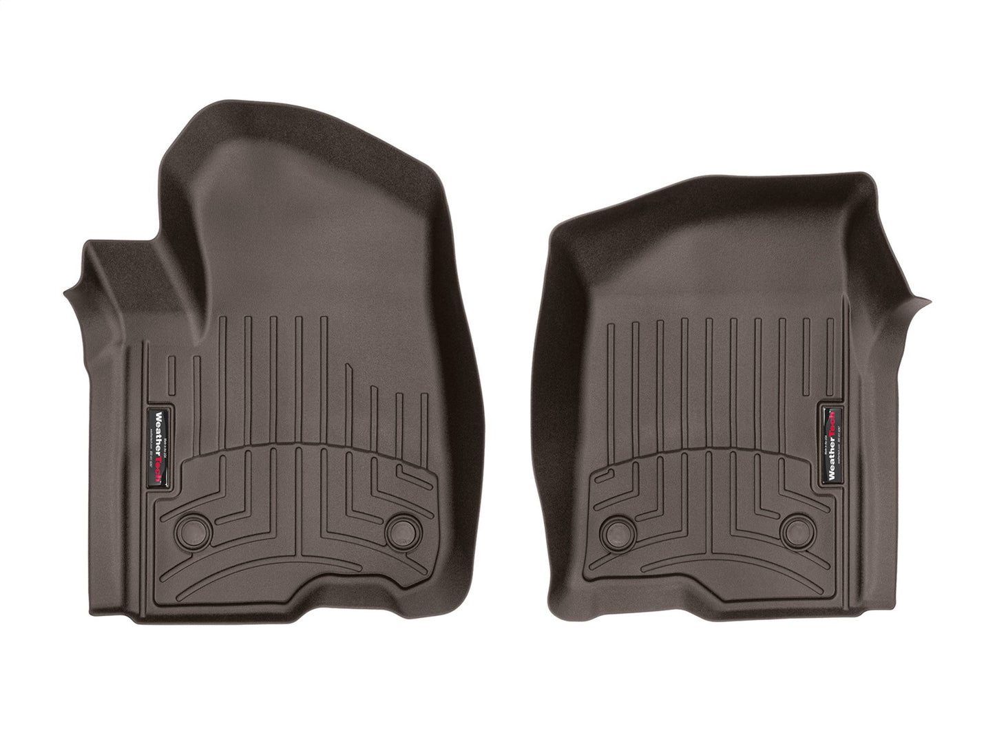 WeatherTech DigitalFit FloorLiner for Chevrolet/GMC Silverado/Sierra (2019-2025) DOUBLE/CREW CAB - Front