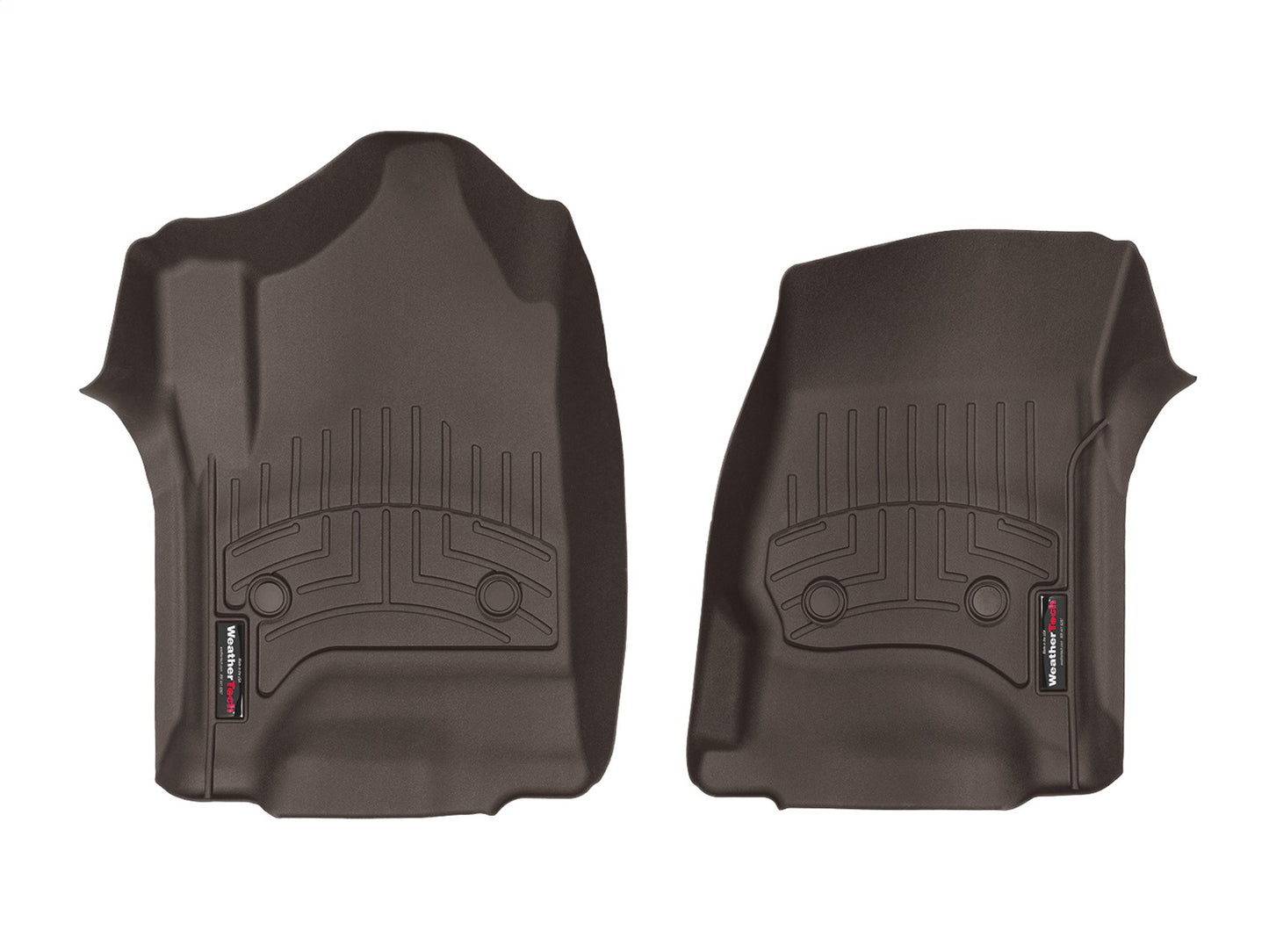 WeatherTech DigitalFit FloorLiner for Chevrolet/GMC Silverado/Sierra (2014-2020) DOUBLE/CREW CAB - Front