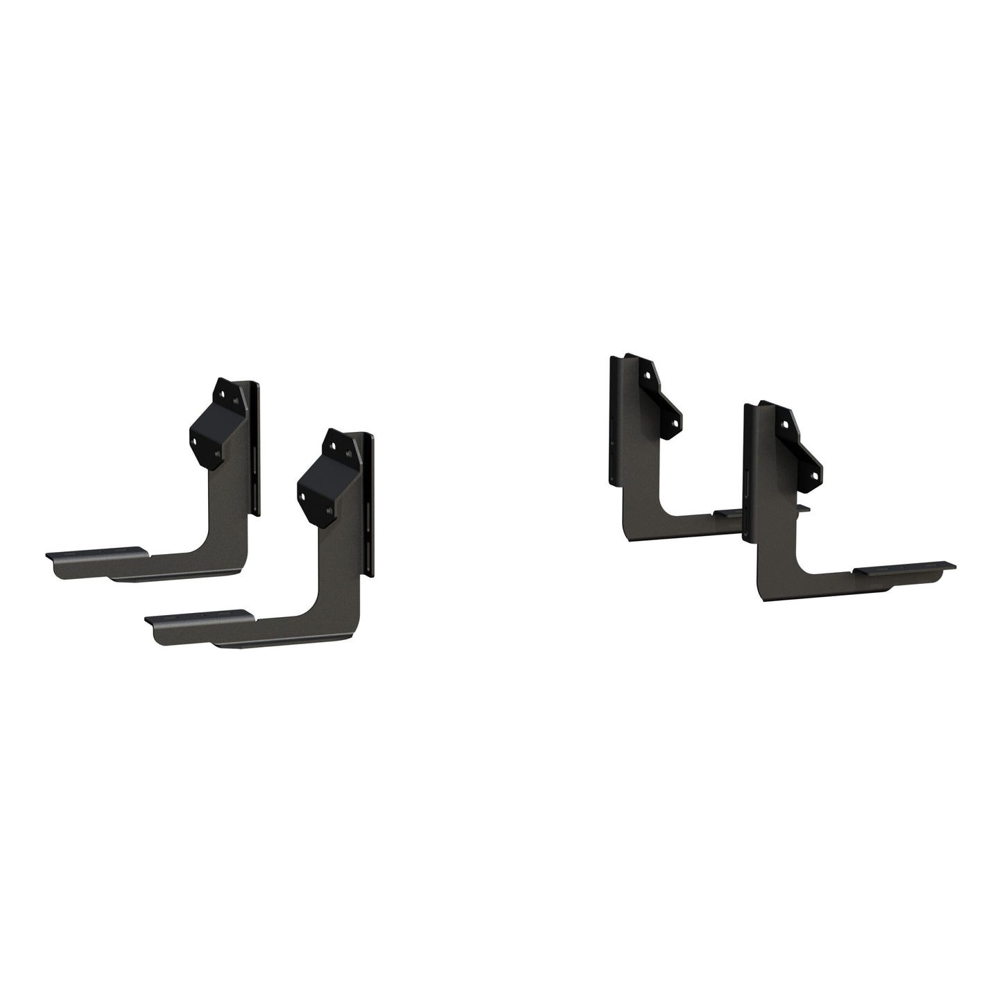 Luverne Regal 7 Polish Stainless 60" Oval Steps, XD Brackets, Select Ford F-Series Reg.