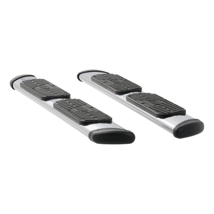 Luverne Regal 7 Polished Stainless 78" Oval Steps, Select Silverado, Sierra Ext. Cab