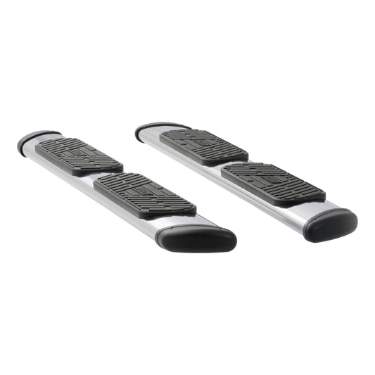 Luverne Regal 7 Polished Stainless 78" Oval Side Steps (No Brackets)