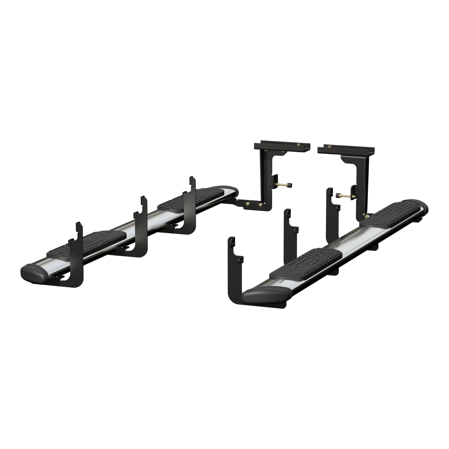 Luverne Regal 7 Polished Stainless 93" Oval W2W Steps, Select Ford F-250, F-350, F-450