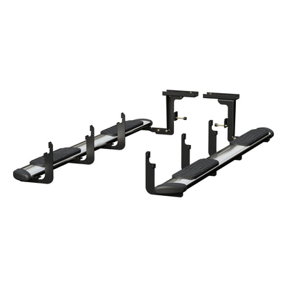 Luverne Regal 7 Polished Stainless 93" Oval W2W Steps, Select Ford F-250, F-350, F-450