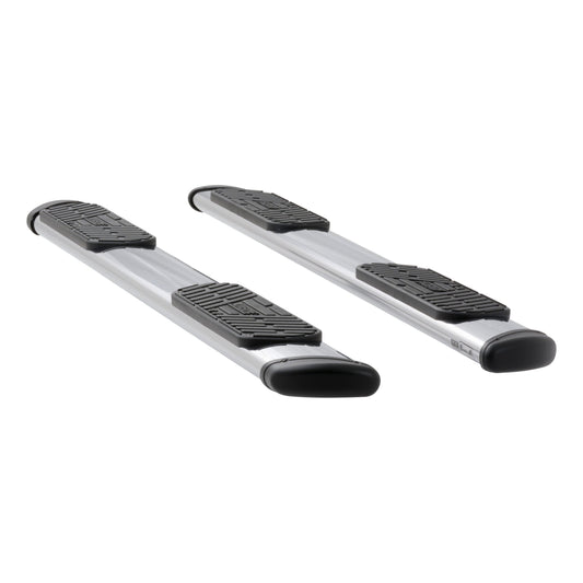 Luverne Regal 7 Polished Stainless 93" Oval Side Steps (No Brackets)