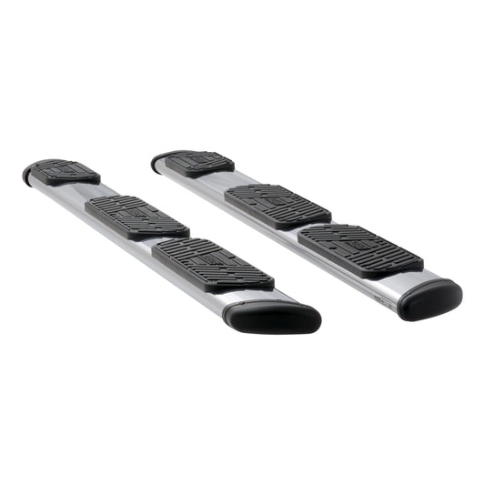 Luverne Regal 7 Polished Stainless 101" Oval Side Steps (No Brackets)