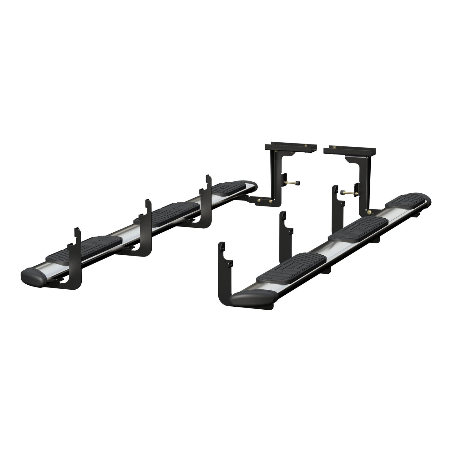 Luverne Regal 7 Polished Stainless 108" Oval W2W Steps, Select Ford F-250, F-350, F-450