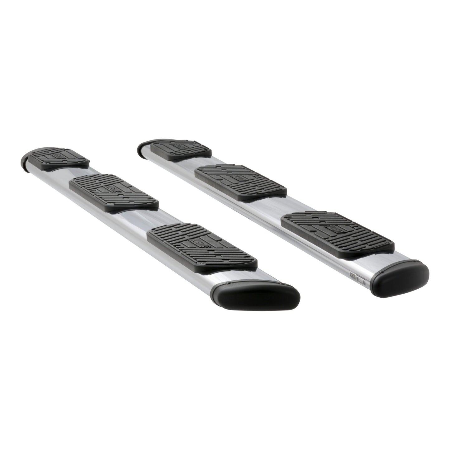 Luverne Regal 7 Polished Stainless 108" Oval Side Steps (No Brackets)