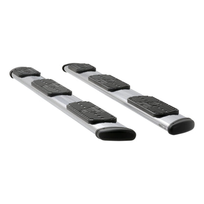 Luverne Regal 7 Polished Stainless 108" Oval Side Steps (No Brackets)