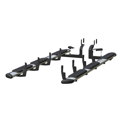 Luverne Regal 7 Polished Stainless 113" Oval W2W Steps, Select Silverado, Sierra HD