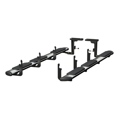 Luverne Regal 7 Polished Stainless 113" Oval W2W Steps, Select Ford F-250, F-350, F-450