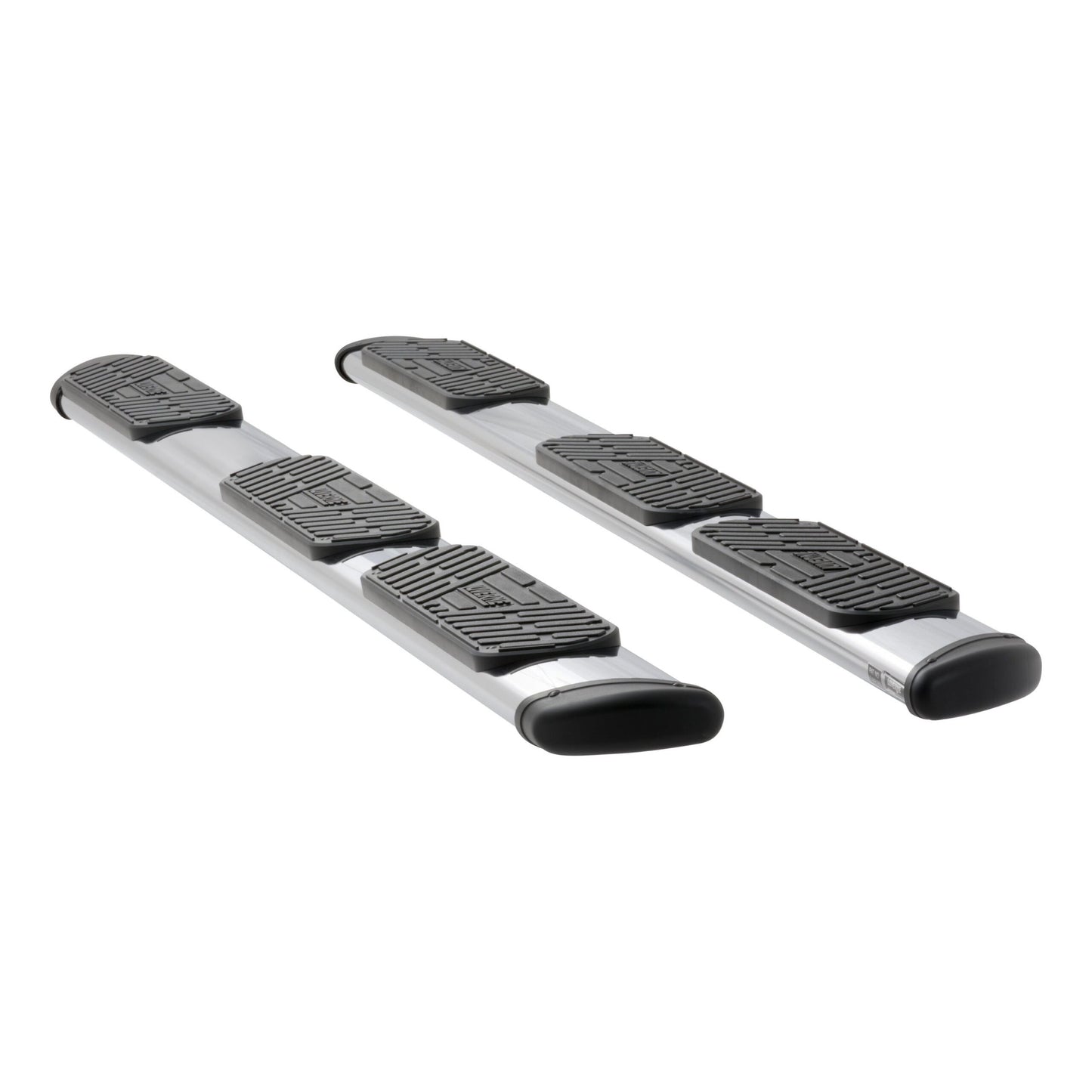 Luverne Regal 7 Polished Stainless 113" Oval Side Steps (No Brackets)