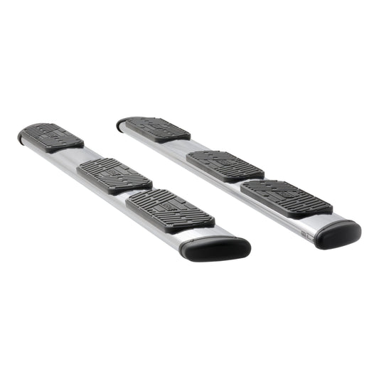 Luverne Regal 7 Polished Stainless 113" Oval Side Steps (No Brackets)