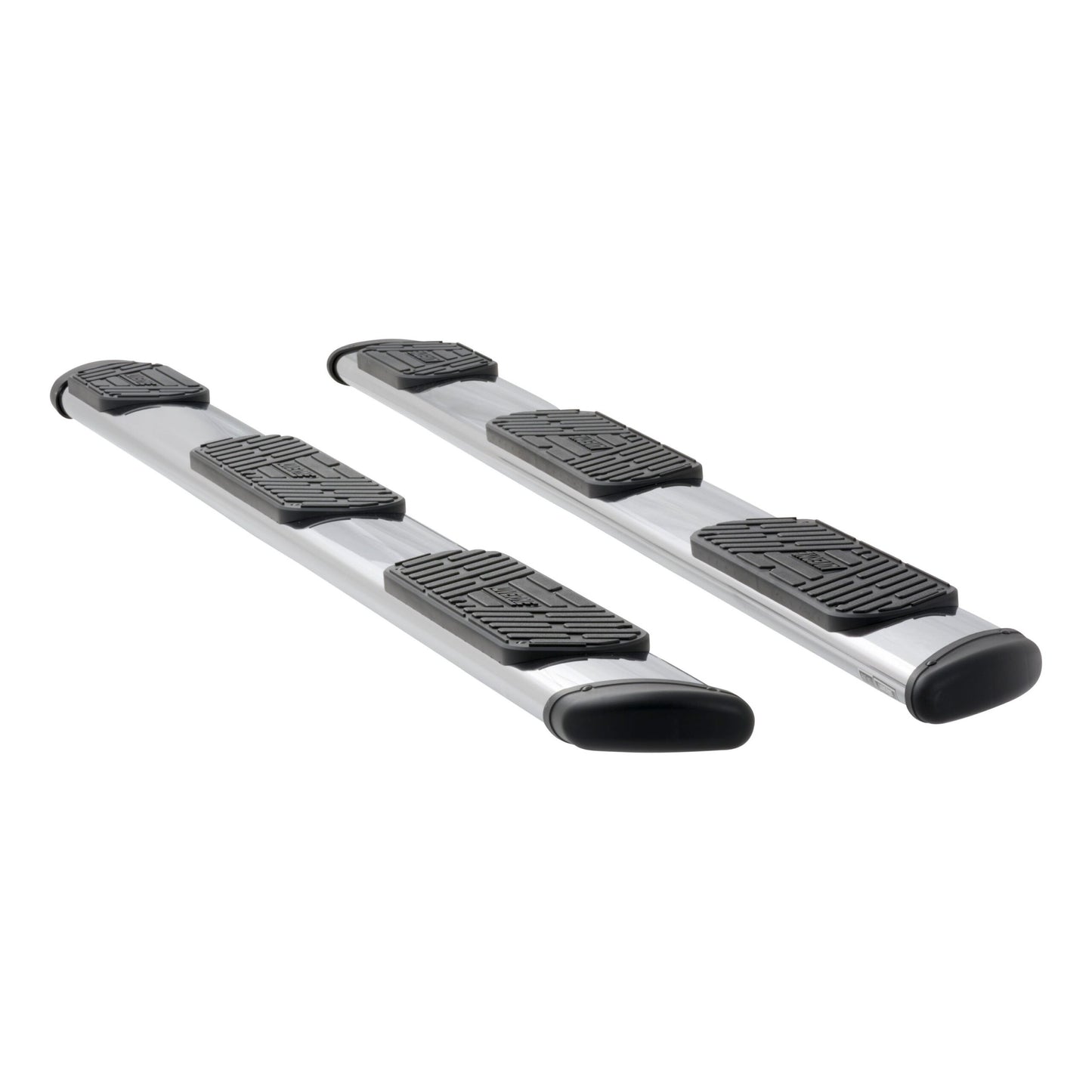 Luverne Regal 7 Polished Stainless 114" Oval Side Steps (No Brackets)