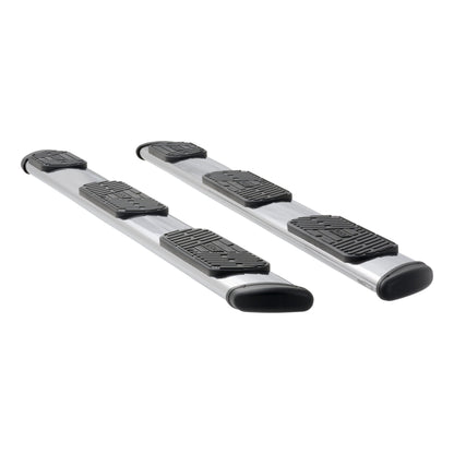 Luverne Regal 7 Polished Stainless 114" Oval Side Steps (No Brackets)