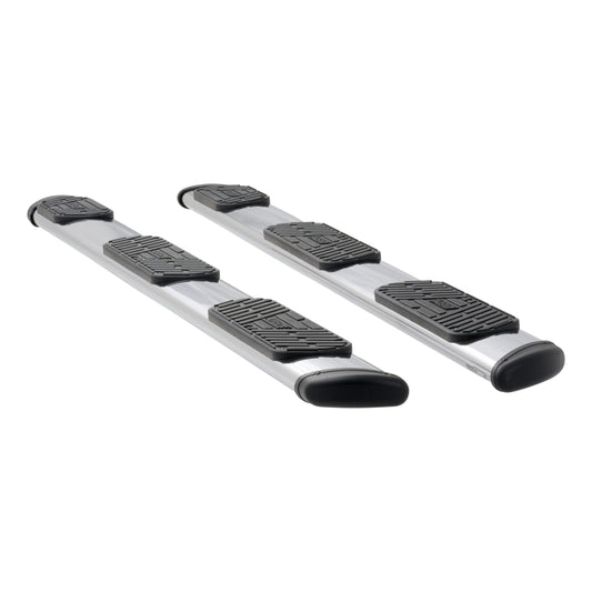 Luverne Regal 7 Polished Stainless 114" Oval Side Steps (No Brackets)