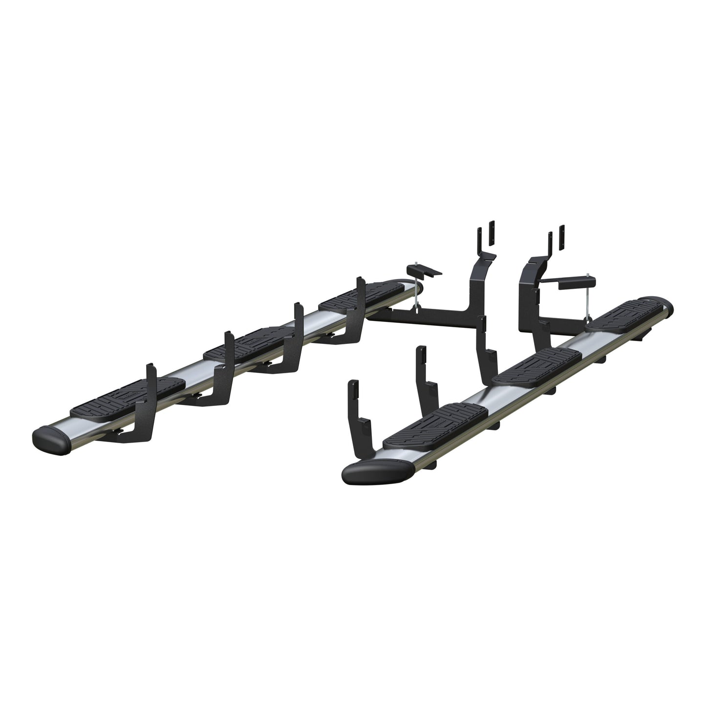 Luverne Regal 7 Polished Stainless 125" Oval W2W Steps, Select Silverado, Sierra HD