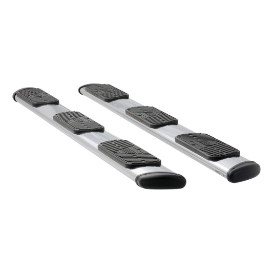 Luverne Regal 7 Polished Stainless 125" Oval Side Steps (No Brackets)