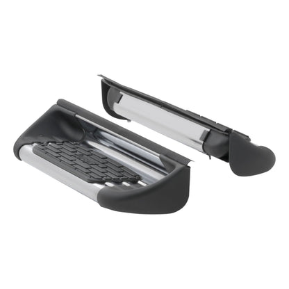 Luverne Polished Stainless Steel Side Entry Step Box Extensions, Select Dodge, Ram