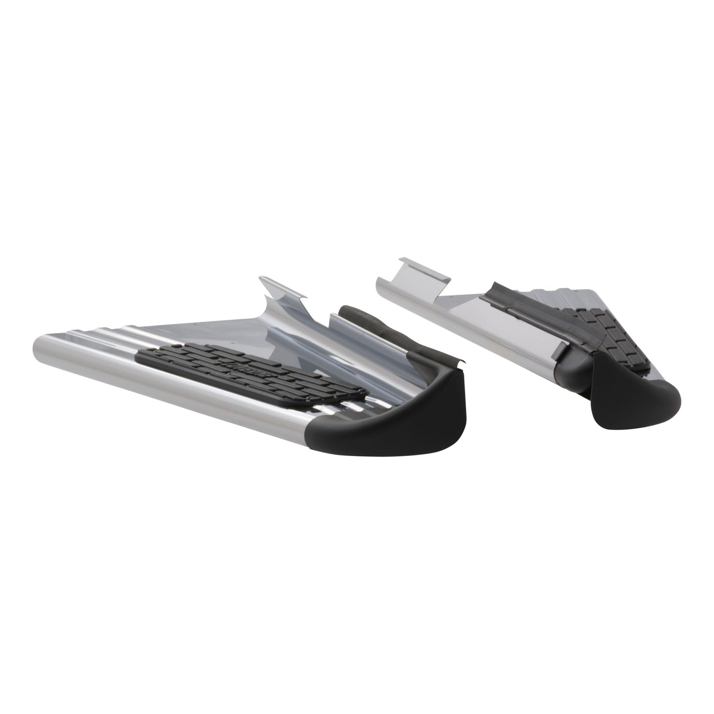 Luverne Polished Stainless Steel Side Entry Step Box Extensions, Select Silverado, Sierra