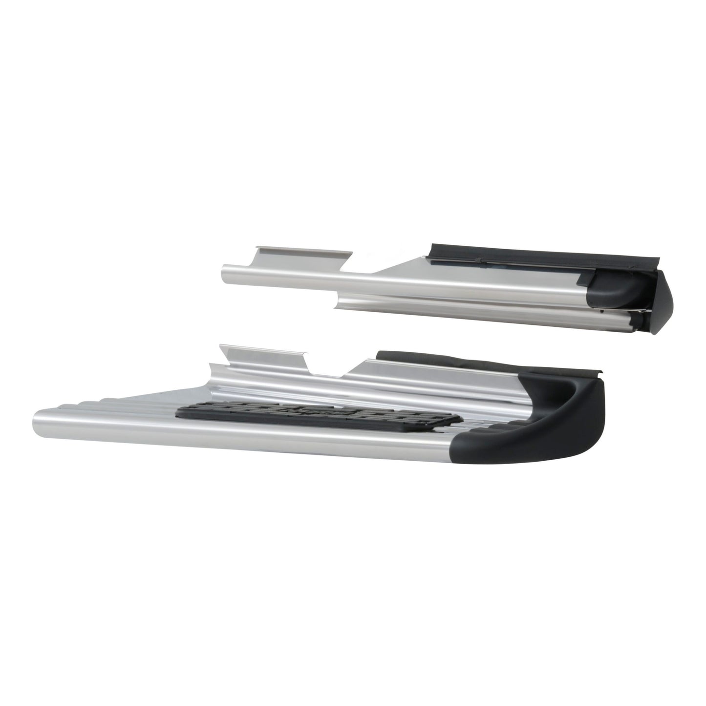 Luverne Polished Stainless Steel Side Entry Step Box Extensions, Select Silverado, Sierra