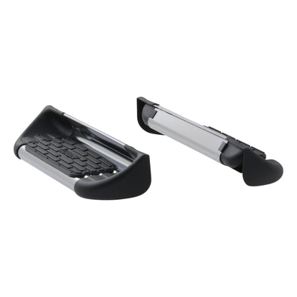 Luverne Polish Stainless Steel Side Entry Step Box Extensions, Select Silverado, Sierra