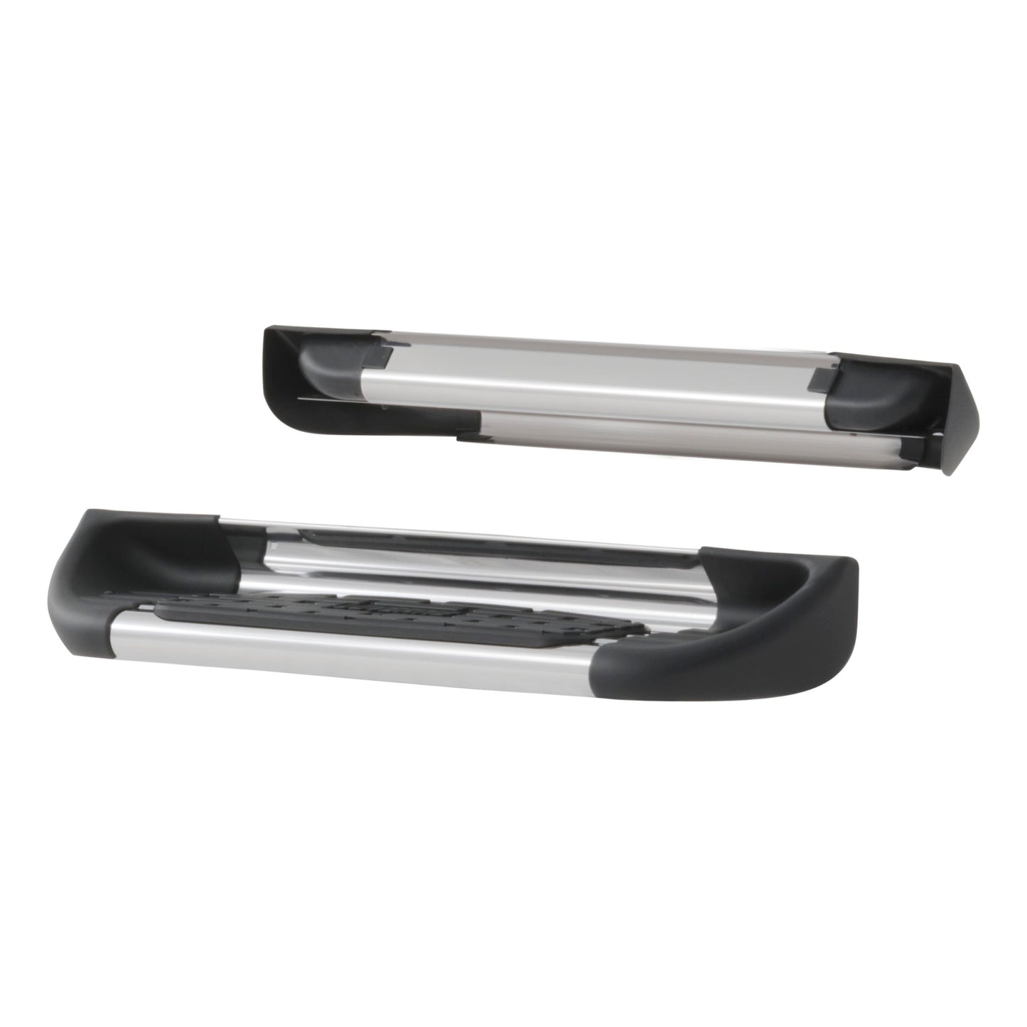 Luverne Polish Stainless Steel Side Entry Step Box Extensions, Select Silverado, Sierra