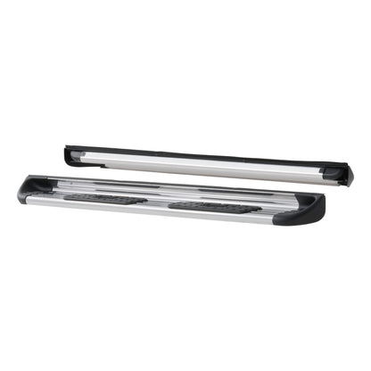 Luverne Polished Stainless Steel Side Entry Steps, Select Ford F-Series Extended Cab