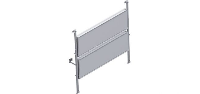 Cargo Van Folding Shelf Kit - 60" W x 20" D