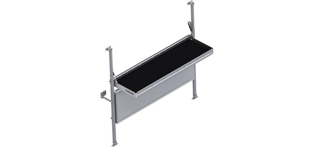 Cargo Van Folding Shelf Kit - 60" W x 20" D