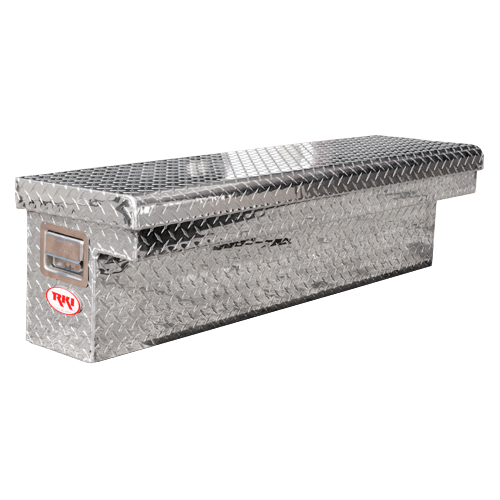 RKI 48-in Side Mount Truck Tool Box S-Series Single Lid Low Profile - Aluminum - 48SLPA